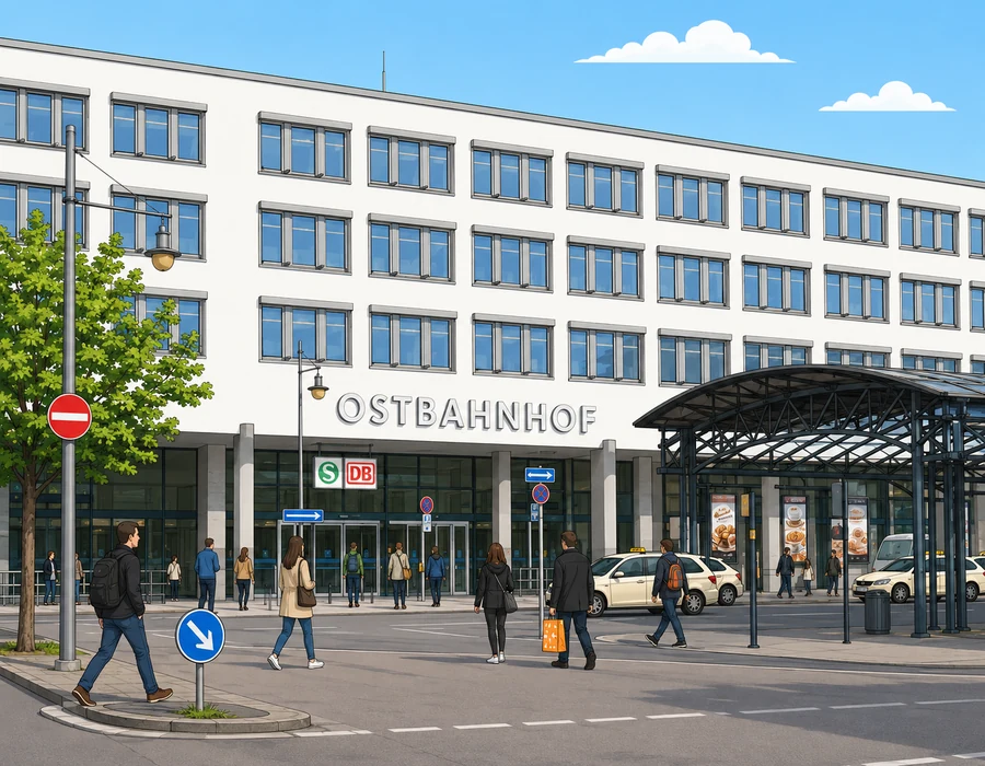 München Ostbahnhof als Zielpunkt für S4 und S6 aus dem Osten.